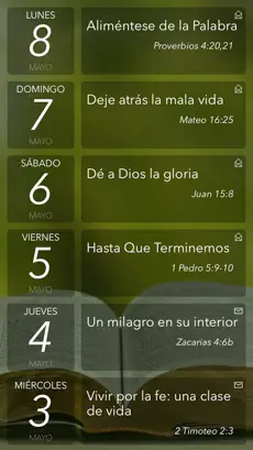Screenshot 1 Devocionales Cristianos iphone