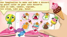 Game screenshot Candy Cake Paint - торт и печенье раскраска hack