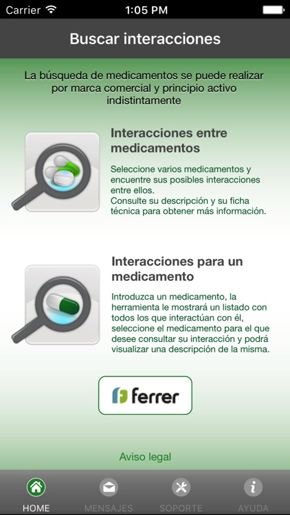 Interacciones farmacológicas