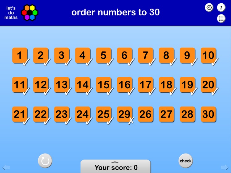 Ordering Numbers to 50 screenshot-3