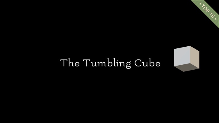 Tumbling Cube - A minimalist puzzler with a twist