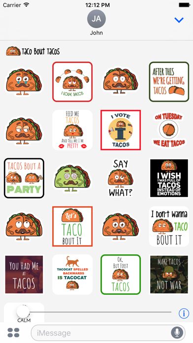 How to cancel & delete Taco Stickers for iMessage from iphone & ipad 4