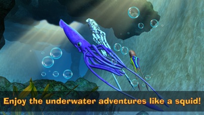 Squid Simulator: Underwater Animal Life 3D screenshot 1