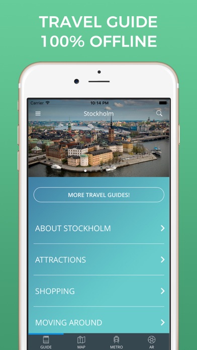 How to cancel & delete Stockholm Travel Guide with Offline Street Map from iphone & ipad 1