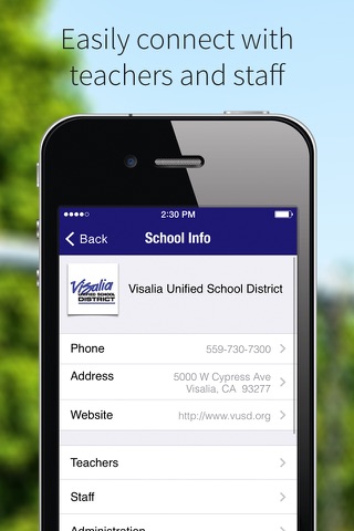 Visalia Unified Schools screenshot 2