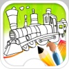 train games - train coloring book