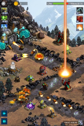 Ancient Planet Tower Defense screenshot 2
