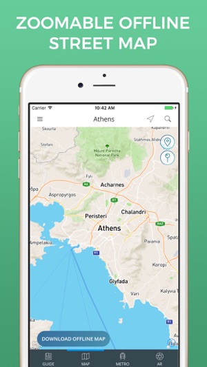 Athens Travel Guide with Offline Street Map(圖3)-速報App