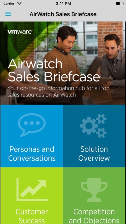 VMware EUC Sales Readiness Briefcases for iPhone