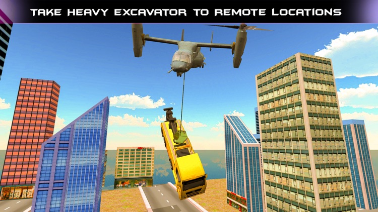 Heavy Machinery Helicopter Transport - Duty Sim