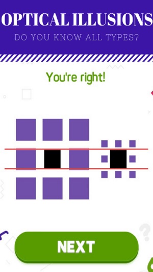 Optical Quiz - Visual Illusions Test