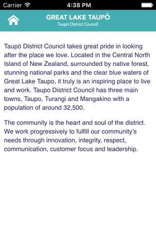 Taupō District Council screenshot 3