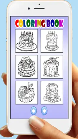 Game screenshot Торты на день рождения раскраски книги игры для де apk