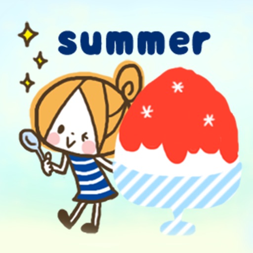 Cute girly stickers【summer】