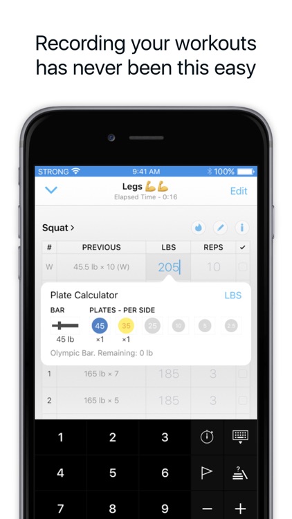 Strong Workout Tracker: Gym Log, Exercise Journal screenshot-0