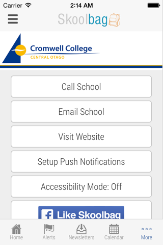 Cromwell College - Skoolbag screenshot 4