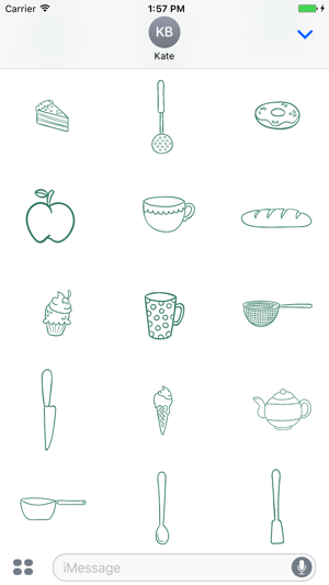 Animated Cute Kitchen Stickers(圖3)-速報App