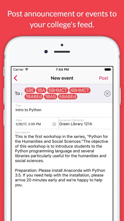 PocketBoard - Social Network For College