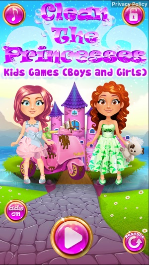 Clean the Princesses - Kids Games (Boys 