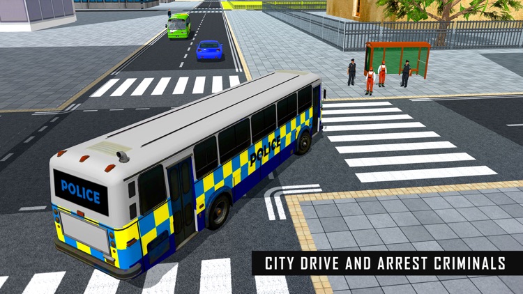 Police City Bus Prison Duty Simulator 2016 3D screenshot-3