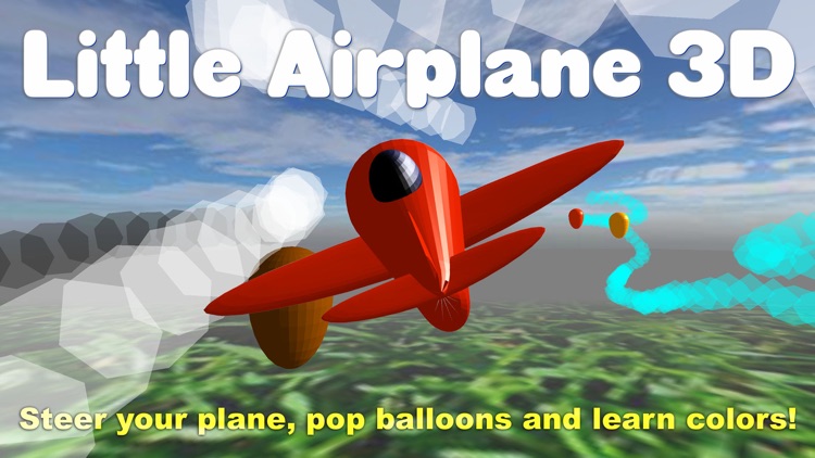 Little Airplane 3D for kids: learn colors, numbers