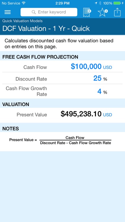 Business Valuation