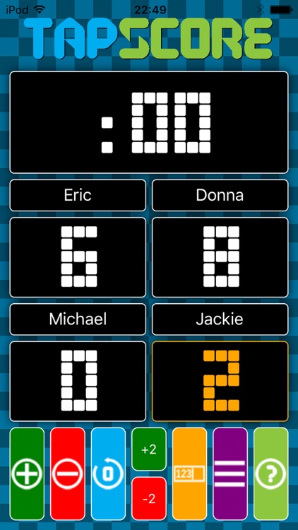 TapScore Game Scorekeeper