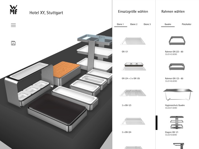 WMF Quadro Configurator