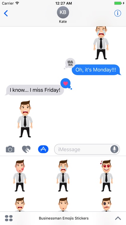 Businessman Emoticons Emojis