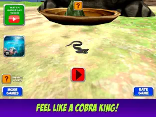 Immagine dello schermo 1 King Cobra Snake Survival Simulator 3D iphone