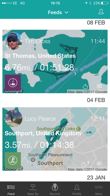 GeoSUP Stand up Paddleboarding App