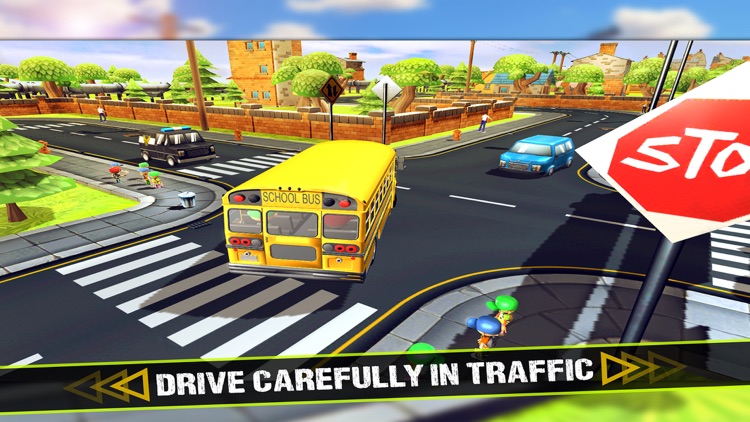 Kids School Bus - Driver Simulator 3D Game