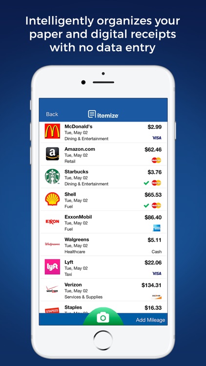 Itemize - Expense Management screenshot-0