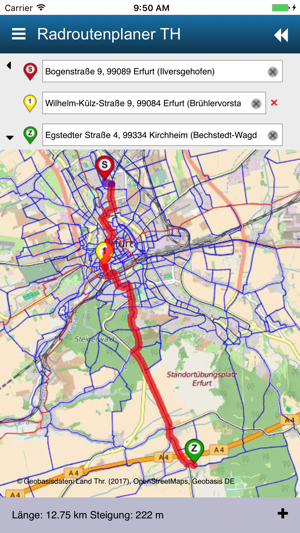 Radroutenplaner Thüringen(圖2)-速報App