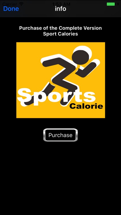 Sports Calories Lite