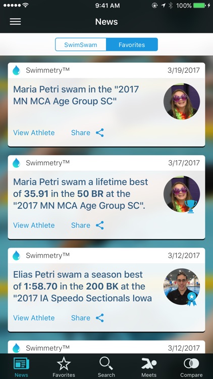 Swimmetry