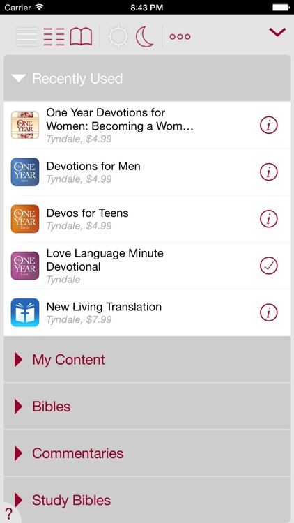 One Year® Love Language Minute Devo