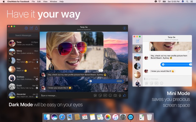 ‎ChatMate for Facebook Screenshot