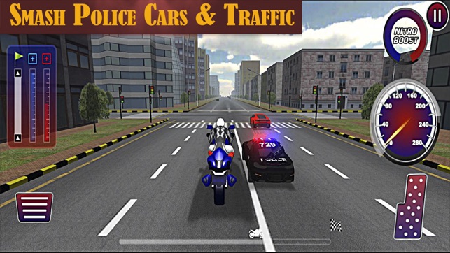 Motorbike Hot Pursuit :Extreme Police Chase(圖2)-速報App