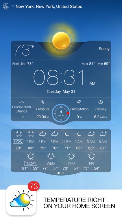Weather Live - Weather Forecast, Radar and Alerts screenshot-0