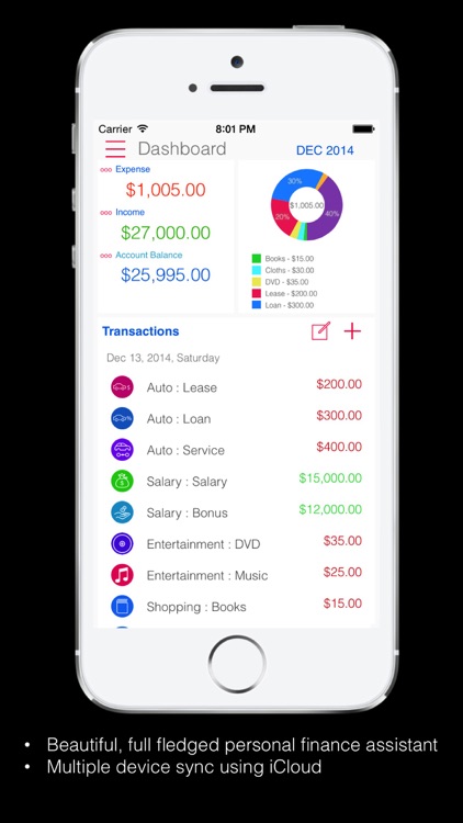 Home Budget Expense Account Manager Pro