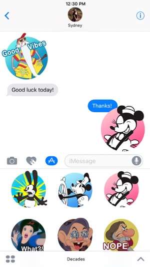 Disney Stickers: Decades