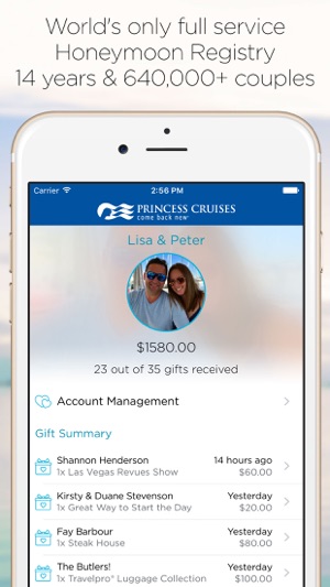 Princess Cruise Lines Gift Registry(圖2)-速報App