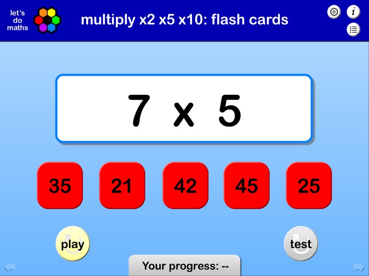 Multiplication facts x2 x5 x10 screenshot-4