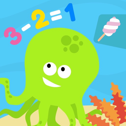 Math Tales Ocean: stories and games for kids icon