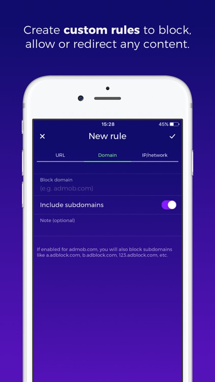 Weblock - ad blocker for apps and websites