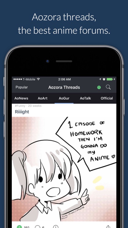 Aozora - Track anime and join the community! screenshot-4