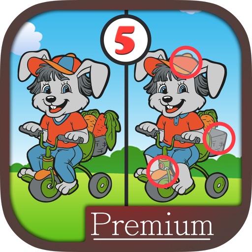 Spot the differences game and coloring pages 2 Pro Icon