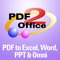 PDF2Office (PDF to Office) is the iPad PDF converter for converting PDF documents to Word, Excel, Powerpoint, OmniGraffle, text and image formats