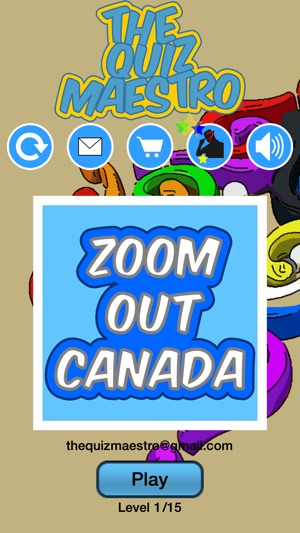 Zoom Out Canada & Canadian Quiz Maestro